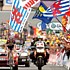 Frank Schleck rides towards victory on l'Alpe d'Huez during the Tour de France 2006